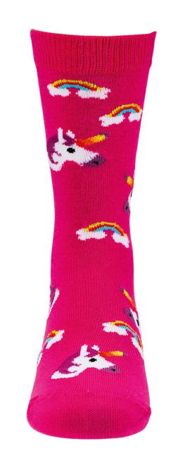 6 Paar TippTexx 24 Kinder ABS Stoppersocken Einhorn
